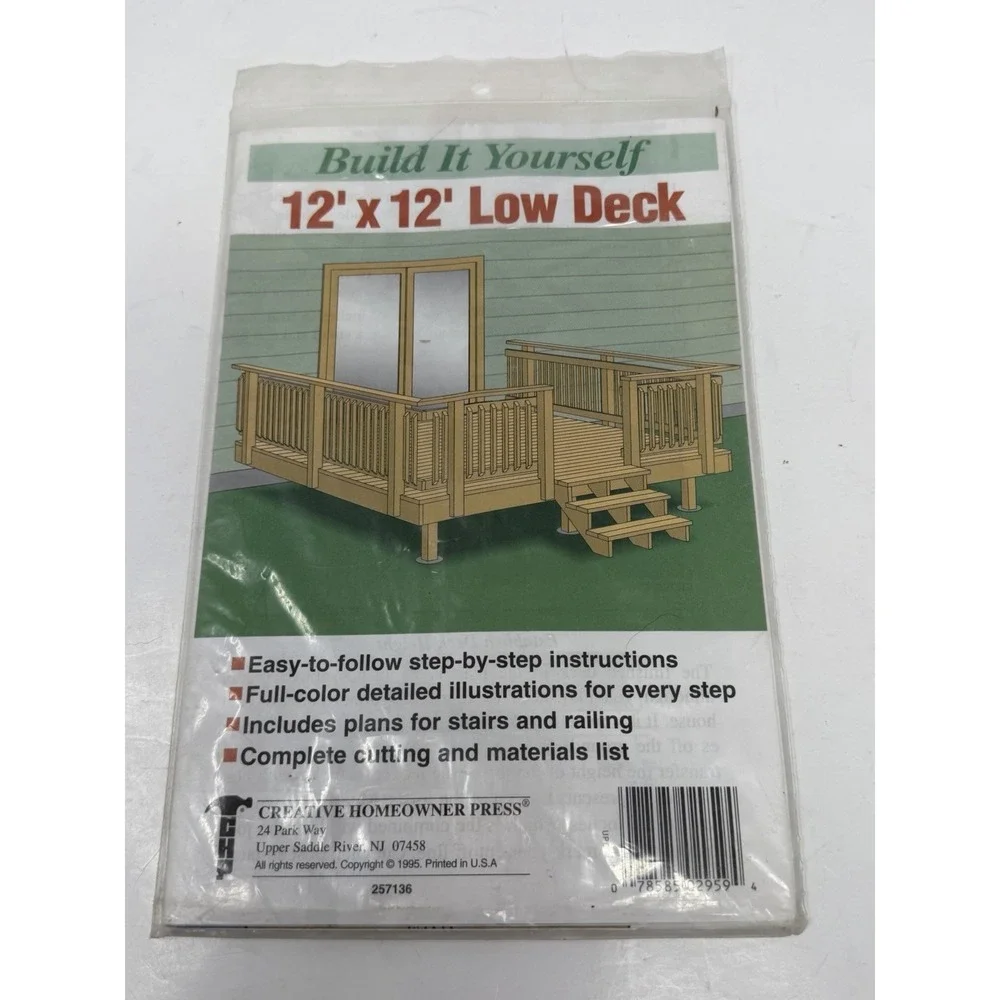 Lot of 7 Vintage‎ DIY Project Plans